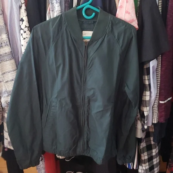 GAP Jackets Coats Gap Mens Dark Green Light Bomber Jacket